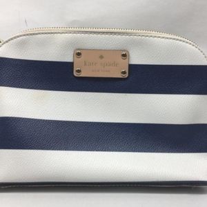 Kate Spade navy/white crossbody purse. EUC.